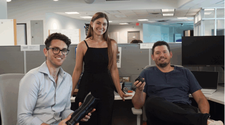 Vessl's Sajed Cela, Sydney Robinson, and Oleksiy Zaika