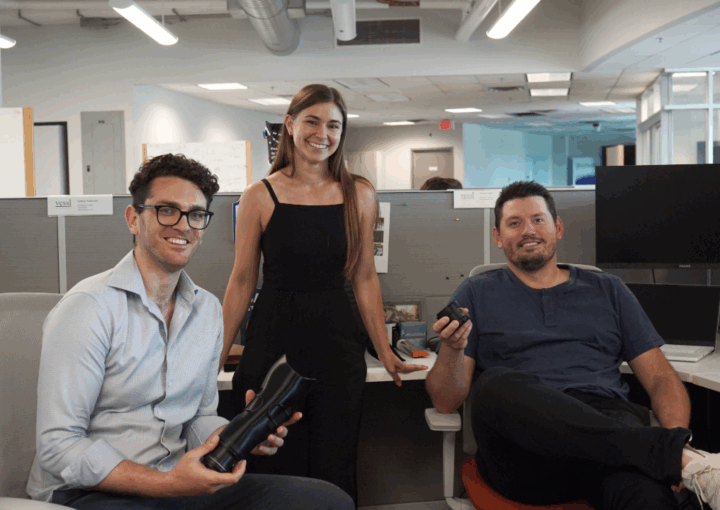 Vessl's Sajed Cela, Sydney Robinson, and Oleksiy Zaika