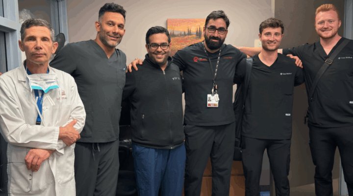 The Vena Medical team after a procedure with the Vena MicroAngioscope at The Ottawa Hospital.