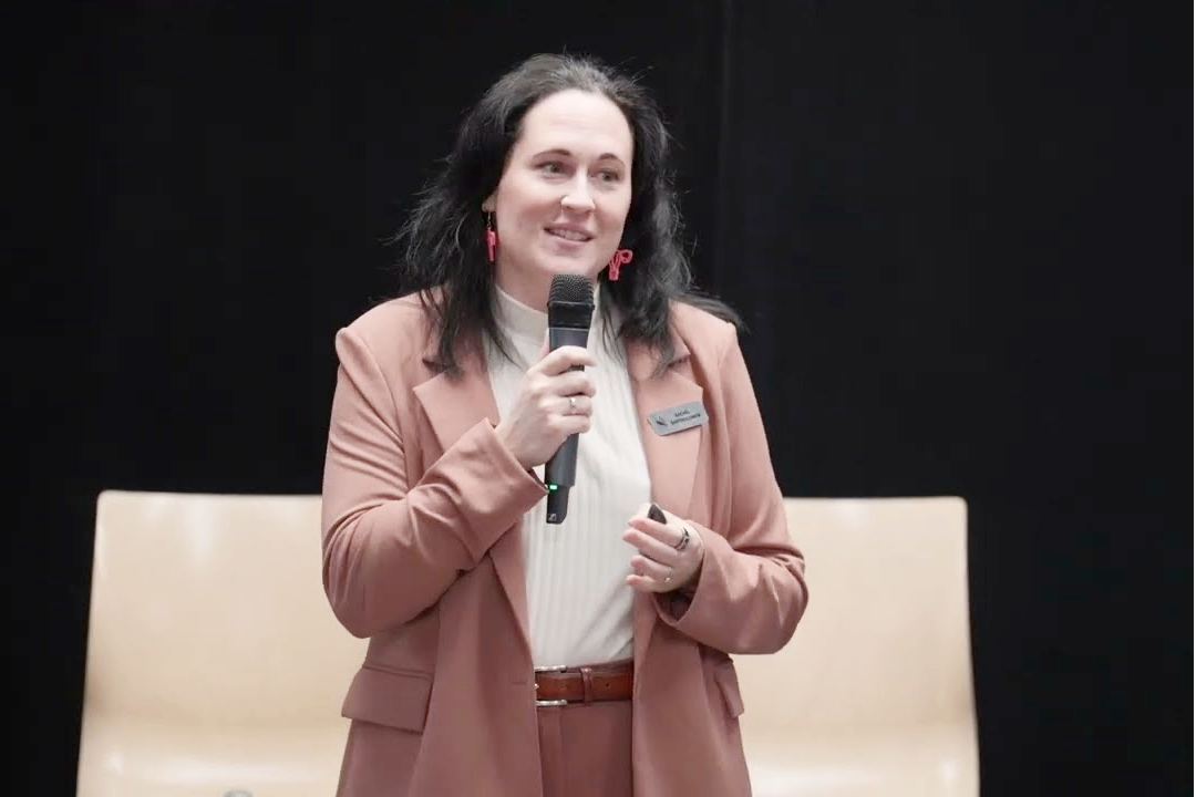 Rachel Bartholomew speaks at the Femtech Canada Forum: The State of Femtech in Canada in 2024.